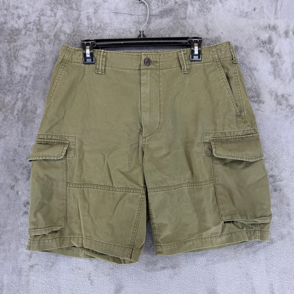 Polo Ralph Lauren Relaxed Fit Cargo Shorts Olive Green Mens 31 Cotton‎ Utility